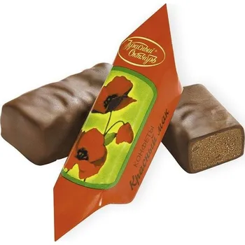Bonbon KRASNYJ MAK čokoládový s makem