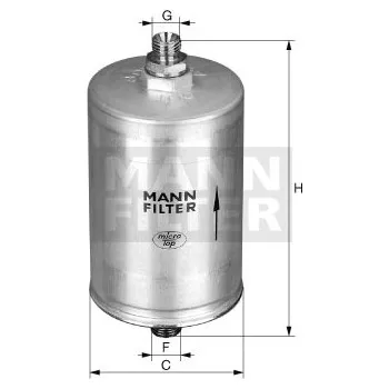 Auto-moto Palivový filtr WK 726/3