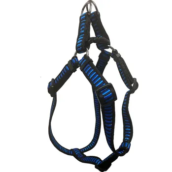 Postroj pro psa BAFPET Popruhové kšíry ŽEBŘÍK Barva: Modrá, Rozměr: 20mm x OH 44-72cm 18414Z