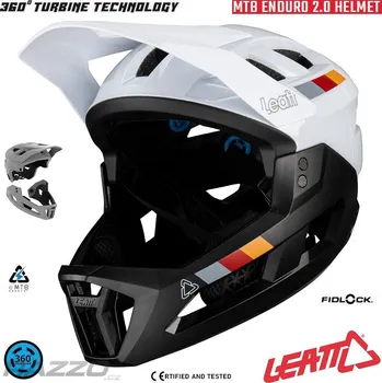 MTB helma LEATT MTB Enduro 2.0 V23 White Helmet M
