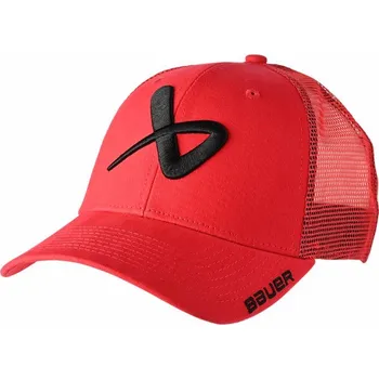 Kšiltovka Kšiltovka Bauer Core ADJ YTH, Dětská, červená Bauer