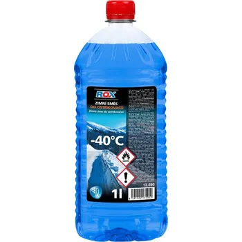 Náplň do chladiče a ostřikovače Zimní směs do ostřikovačů Rox -40°C 1l PET