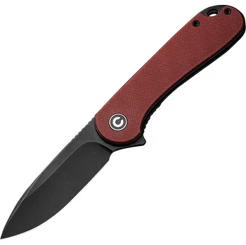 kapesní nůž Zavírací nůž Civivi Elementum Black Stonewash Burgundy G10