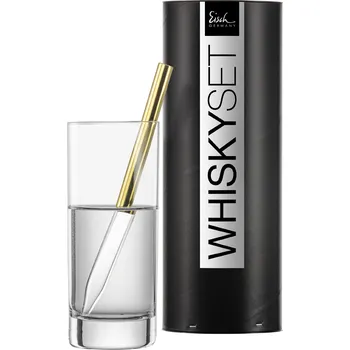 Sklenice Eisch GENTLEMAN Whisky/rum pipeta set zlatý