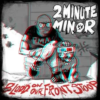 Zahraniční hudba MC 2Minute Minor: Blood On Our Front Stoop 2023 Red Case Blue Tape Coloured Vinyl Limited Edition