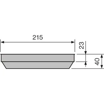 Talíř TALÍŘ JEDNODÍLNÝ 215 PORCELÁN - MENU MOBIL