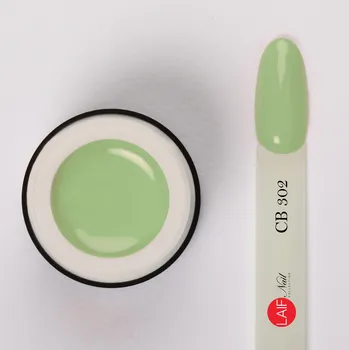 Umělé nehty Laif Barevný UV/LED gel zelený CB 302 Wasabi 6ml