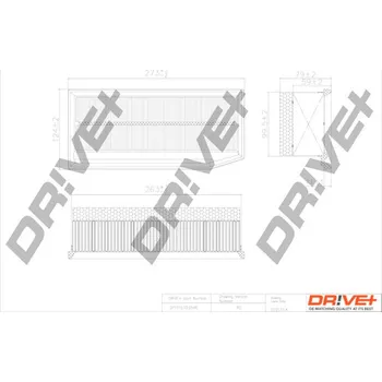 Vzduchový filtr Vzduchový filtr Dr!ve+ DP1110.10.0546