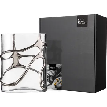 Váza Eisch STARGATE Váza 22 cm platinum