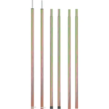 Teleskopické stanové tyče z pozinkované oceli 170–255 cm 2 ks