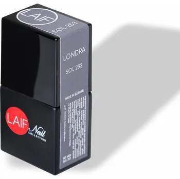 Umělé nehty Laif Gel lak šedý SOL - 253 Londra 10ml