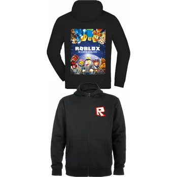 Chlapecká mikina Mikina na zip Roblox upside down Barva: Námořnická modrá/Navy, Velikost: 110/116 - 5/6let