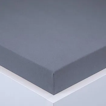 Prostěradlo Napínací prostěradlo jersey EXCLUSIVE antracit 90 x 200 cm