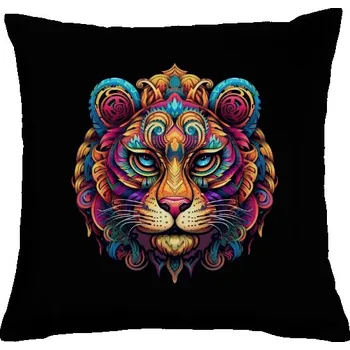 Pánská móda Polštář bavlněný s potiskem Tiger mandala