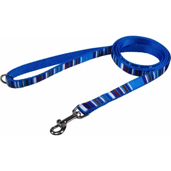 Vodítko pro psa BAFPET Popruhová vodítka PROUŽKY Barva: Modrá, Rozměr: 20mm x 150cm 18211PS