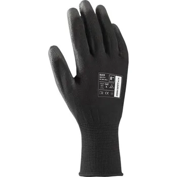 Pracovní rukavice Rukavice BUCK BLACK Velikost: M/08