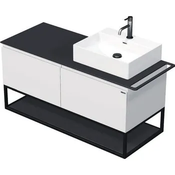 Koupelnový nábytek Interdoor Intedoor TA OALU 120P 2Z KDP A0016 Skříňka spodní 90 cm s keramickým umyvadlem, 2 zásuvky TA OALU 120P 2Z KDP A0016