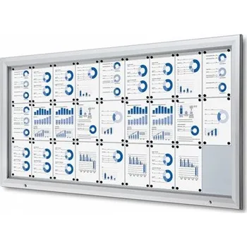 Venkovní vitrína typu T, Formát: 27 x A4 SCT27xA4PH