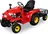 Zahradní traktor s přívěsem 110ccm, červený