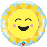 Qualatex Fóliový balónek Sluníčko a duha 23 cm