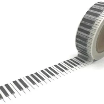 AE production Samolepící páska KLAVIATURA, 1,5 cm x 10 m