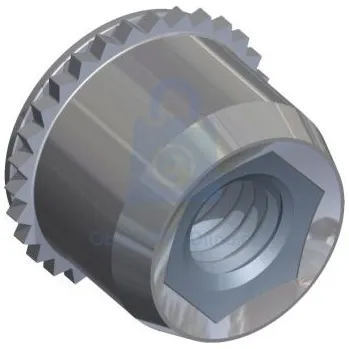 Matice Matice lisovací samojistná, pozinkovaná M3 (1,53-1,78) - hobby balení, balení 1 ks