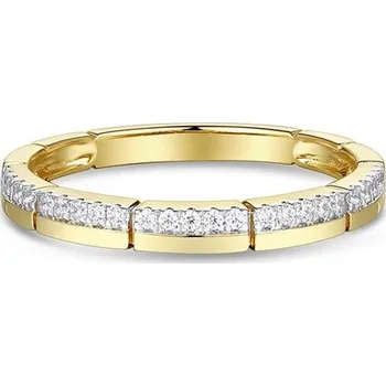 Prsten Zlatý prsten AURINO se zirkony R25767QCZZ4Y-54