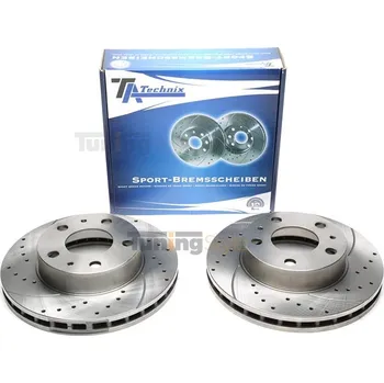 Auto-moto Sportovní brzdové kotouče TATechnix-Přední 300mm Fiat Ducato Bus,Valník