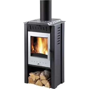 Krbová kamna Haas+Sohn Rukov s.r.o. HAAS+SOHN HARTOLA krbová kamna 2-6,3kW, antracit/stříbrná