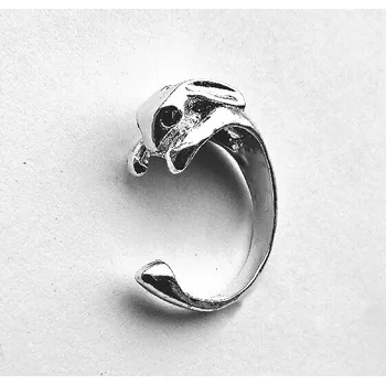 Prsten Stříbrný prsten králíček - DN185 (Stříbrný králík prsten , přírodní granát)