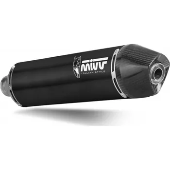 Výfuk pro motocykl Koncovka výfuku MIVV OVAL M.HU.010.LXBC černá