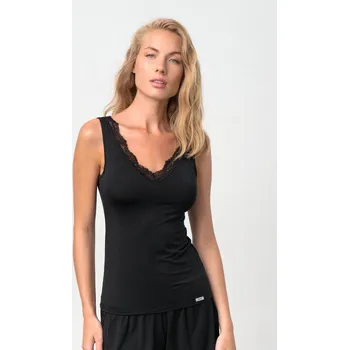 Elegantní dámská košilka Leticia Vamp 18839 Barva: ČERNÁ, Velikost: L/42