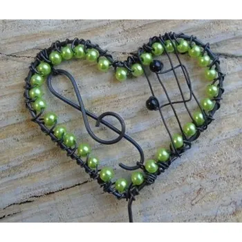 Party dekorace dareckyjana Zápich Klíč k tvému srdci - zelený