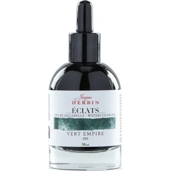 Herbin Jacques akvarelový inkoust (50ml) empírová zelená