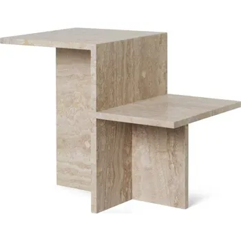 Konferenční stolek Ferm Living Odkládací stolek Distinct, travertine