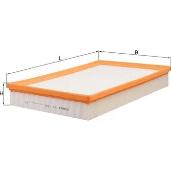 Vzduchový filtr Vzduchový filtr MAHLE LX 1500