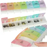 Zásobník na tablety 7 dní barevný