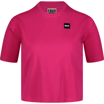 Dámské tričko Dámský crop top NORDBLANC CROPTOP NBSLT7819 RŮŽOVÁ 44