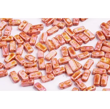 Korálek Dvoudírkové obdélníčky č. 21