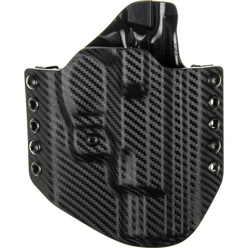 Příslušenství pro sportovní střelbu RH Holsters OWB - CZ 75 B - CZ 85 B - vnější kydexové pouzdro - poloviční sweatguard - ns - carbon/černá Pouzdro je pro: Levák