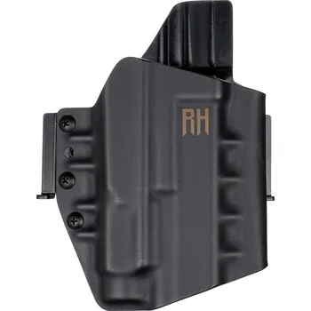 Příslušenství pro sportovní střelbu RH Holsters FROGY - Glock 19/23/32 - Glock 19X/45 + Fenix GL19R - vnější kydexové pouzdro - poloviční sweatguard - černá Pouzdro je pro: Pravák
