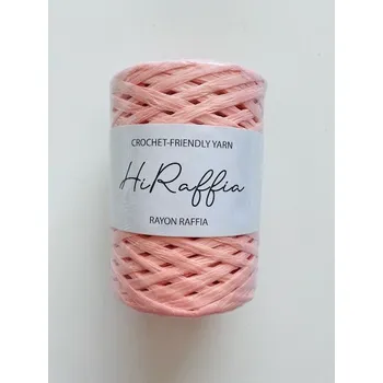 Papírová příze lososová (150m/75g)