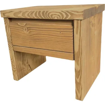 Noční stolek MRAVA, s.r.o. Noční stolek TNS 5 - smrk rustik