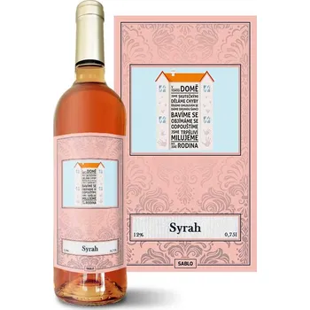 Víno Sablio Růžové víno V tomto domě: 0,75 l