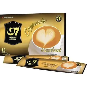 Káva Trung Nguyen G7 Instantní Cappuccino Oříškové Balení 12 x 18 g