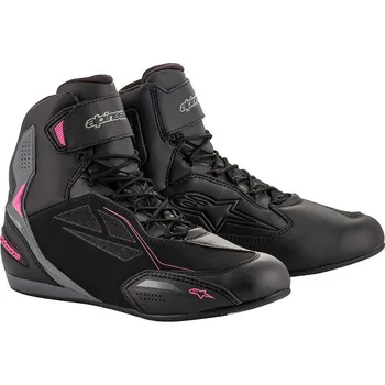 Moto obuv Dámské boty na moto Alpinestars Stella Faster-3 Drystar black/fuchsia vel. 39