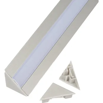 LED lišta Koncovka profilu R1-P plná plastová šedá