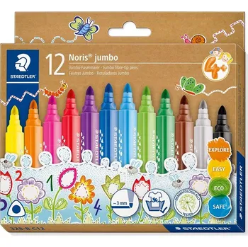 Fix STAEDTLER vypratelný JUMBO Noris Club ERGO, 12ks