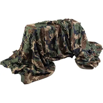 Krycí plachta Maskovací síť Mil-Tec Laser Cut Net 1,5x3 m - woodland