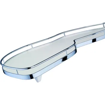 KES 047923 LeMans II, rohové police, Arena Classic, 500mm, levé - šedá/stříbrná (KES 047923 LeMans II, rohové police, Arena Classic, 500mm, levé - šedá/stříbrná)